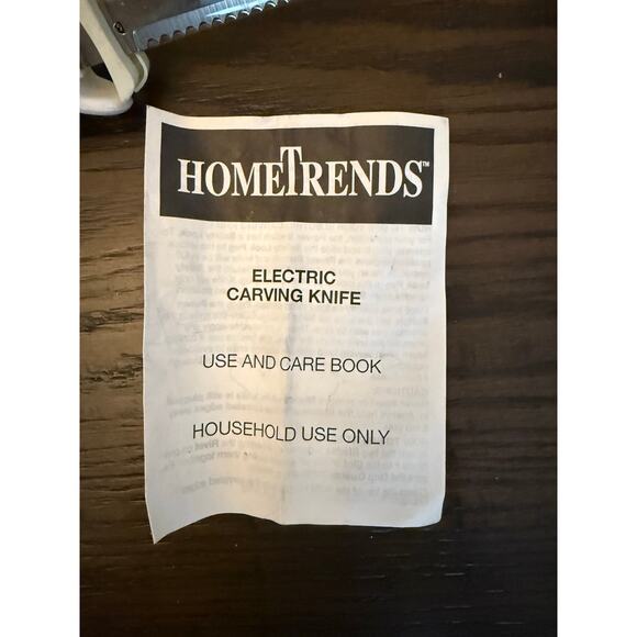 HomeTrends Electric Carving Knife - tested and working - Picture 4 of 10